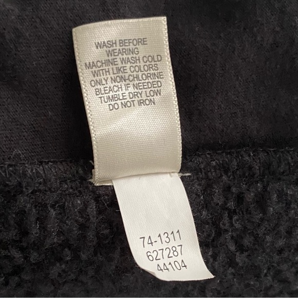 J. JILL Jacket Plush Teddy Fleece Zipper Black Long Sleeve Women's Size… - Picture 15 of 15